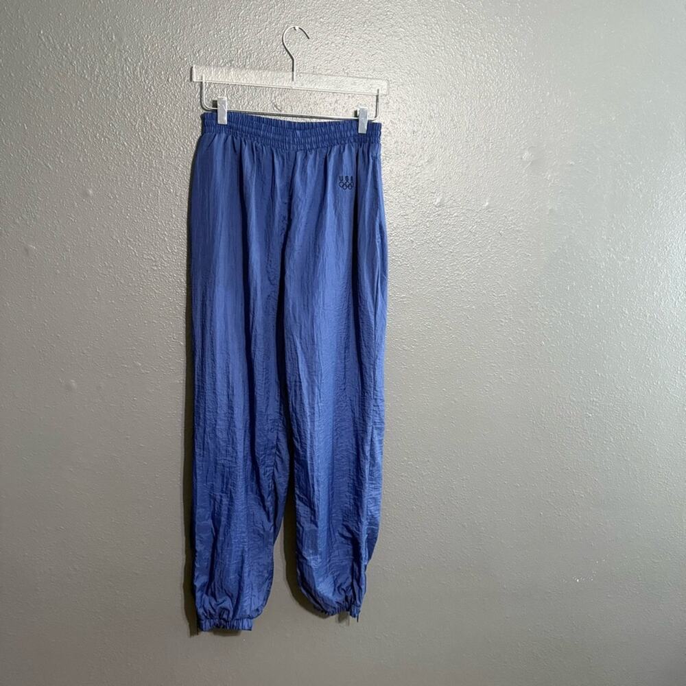 Team USA Vintage Dead Stock Nylon Joggers Size M